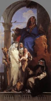 喬瓦尼 巴蒂斯塔 提埃波羅 The Virgin Appearing to Dominican Saints 喬瓦尼 巴蒂斯塔 提埃波羅 The Virgin Appearing to Dominican Saints